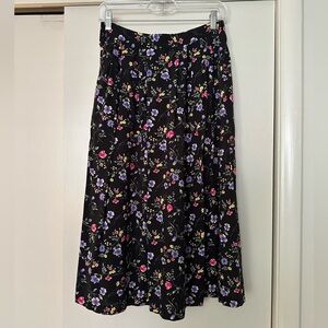 Vintage Floral Skirt